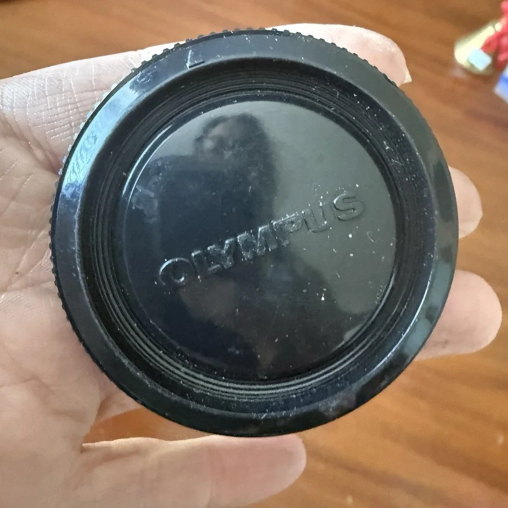 Vintage Camera Lens Cap & Accessory Lot 8pc Olympus Sony Tiffen 49mm 55mm 61mm